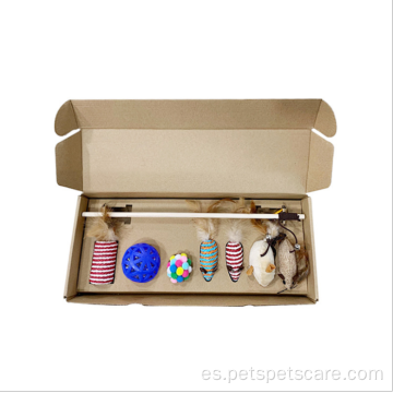 Cat Sisal Toys Set de siete piezas gato